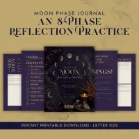 The 8-Phase Moon Journaling Workbook – Image 1