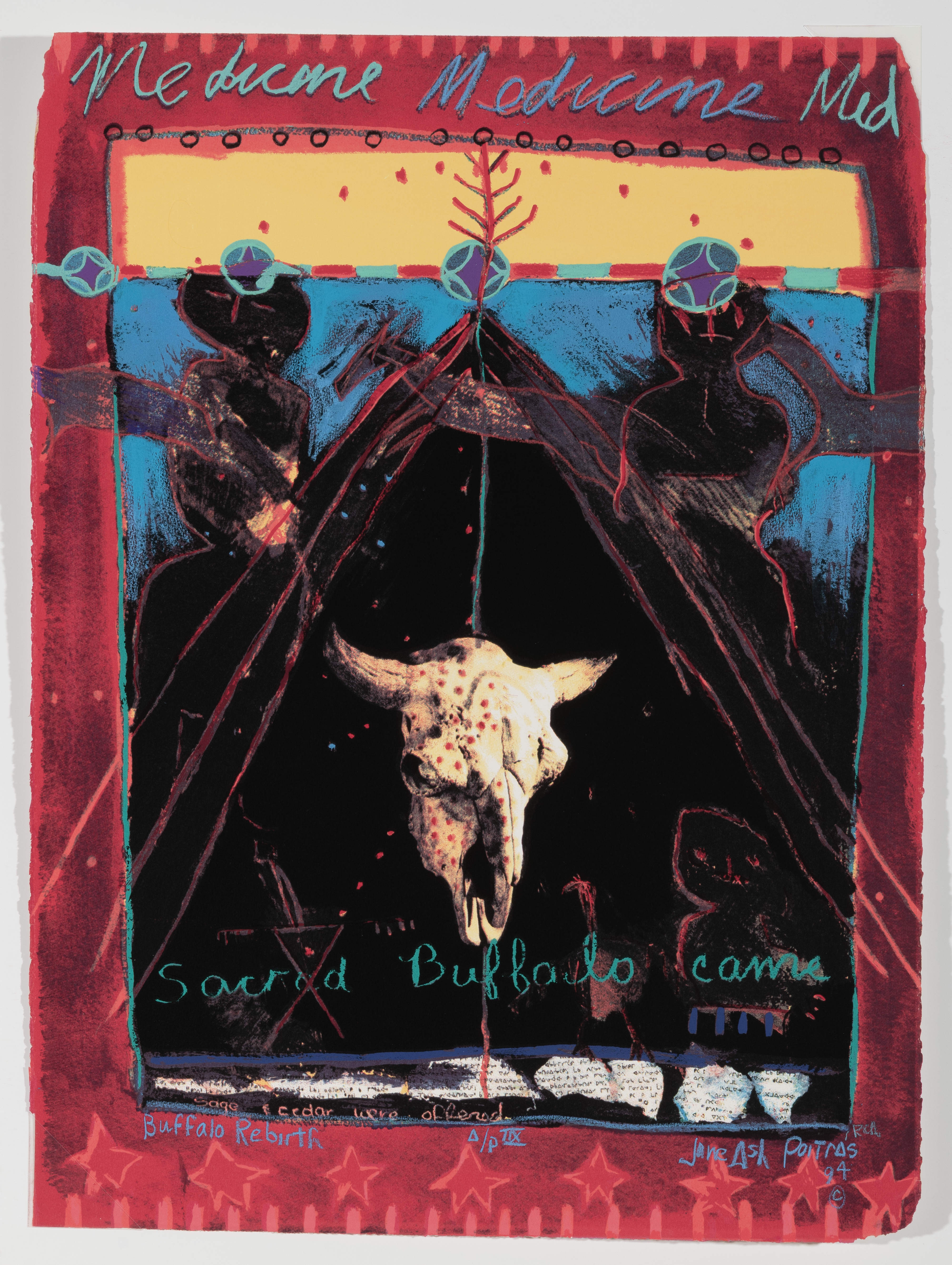 Buffalo Rebirth - 1994 Print – Image 1