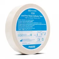 Steam Indicator Tape, Lead-Free, Natural, 1in x 60yd (STLF24MM) – Image 1