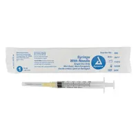 Syringe & Needle, Luer Lock, 3cc, 20G x 1′, 100/bx – Image 1