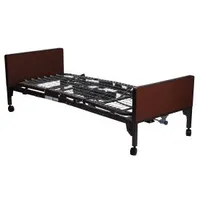 Semi Electric Home Care Bed w/ Half Rail & Multi-Zone Mattress (10401-HRMZ) – Image 2