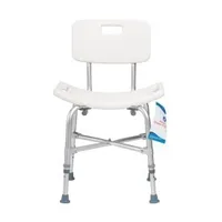 Bariatric Shower Chair w/ Back, White (10321) – Image 1