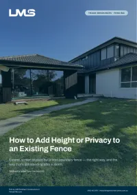 How to Add Height or Privacy to an Existing Fence – Image 1
