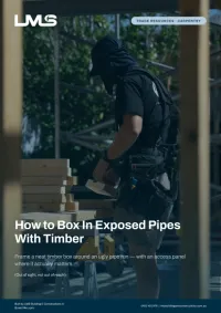 How to Box In Exposed Pipes With Timber – Image 1