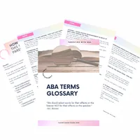 ABA Glossary Workbook – Image 1