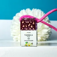 Top Pink Car Diffuser – Hanging Car Air Freshener – Vanilla Silk