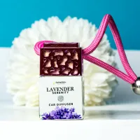 Top Pink Car Diffuser – Hanging Car Air Freshener – Lavender Serenity,