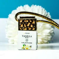 Top Gold Car Diffuser – Hanging Car Air Freshener – Ivory Whisper