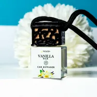 Top Black Car Diffuser – Hanging Car Air Freshener – Vanilla Silk