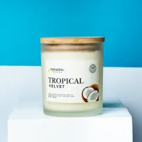Tropical Velvet Candle – 8 Oz Luxe Tropical Scented Candle – Image 1