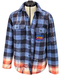 Viva “What Happens at Brunch” Flannel – Image 1