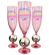 Disco ball Champagne Glass – Image 1