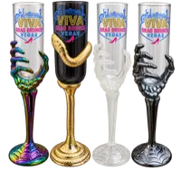 Viva Drag Brunch Vegas Skeleton Hand Champagne Flute – Image 1
