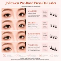Joliewen Pre-Bond Press-On Lashes – Image 1