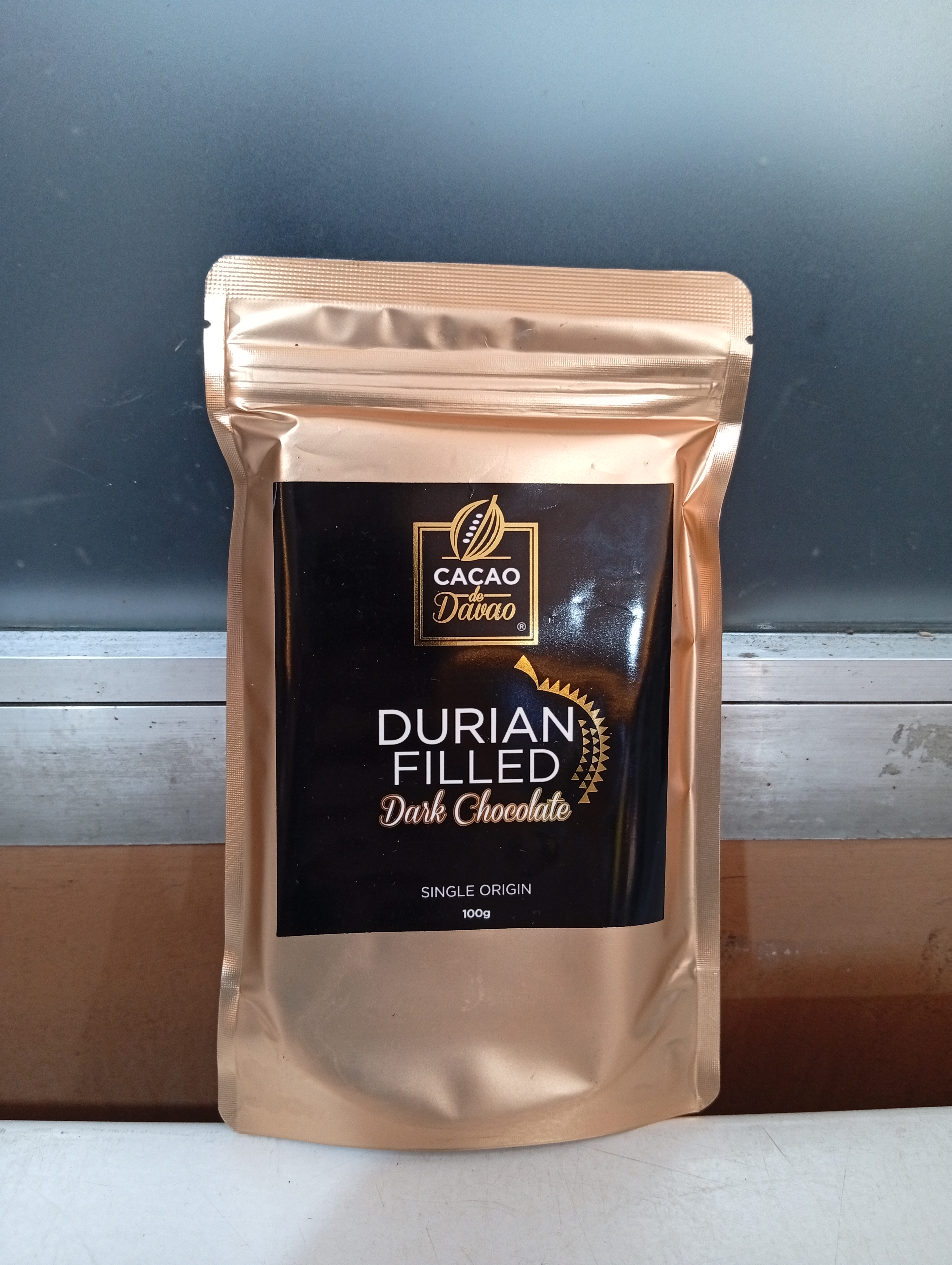 Cacao de Davao Durian Filled Dark Chocolate | CALLETS / BAR – Image 2
