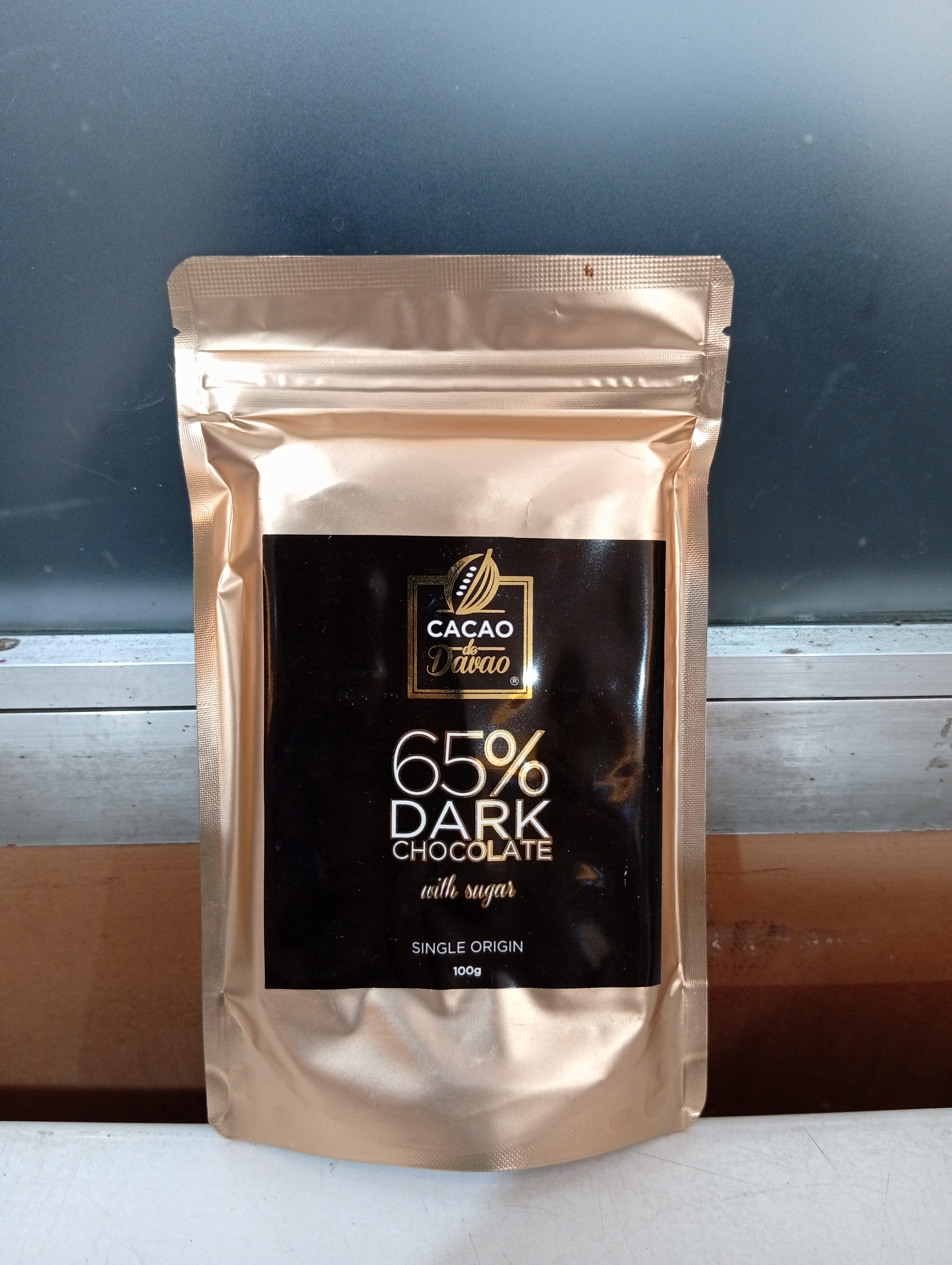 Cacao de Davao 65% Dark Chocolate with Sugar – Image 1