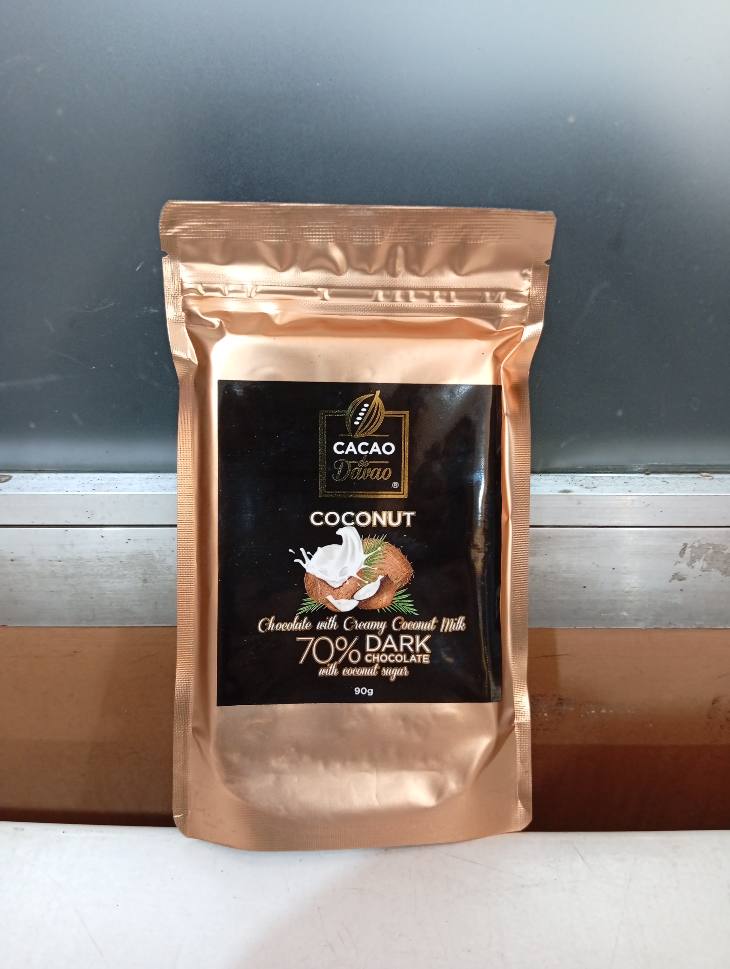Cacao de Davao Coconut 70% Dark Chocolate with Creamy Coconut Milk | CALLETS / BAR – Image 2