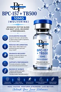 BPC-157 + TB500 10mg (Wolverine Stack) – Image 1