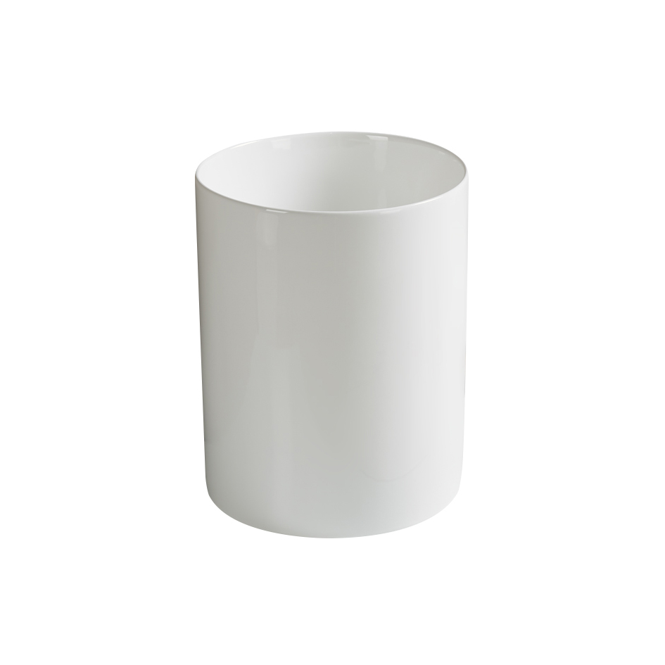 Shelph – Countertop Tall Basin – Matte White