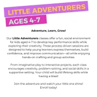 Little Adventures Ages 4-7 Thursdays  – Image 2