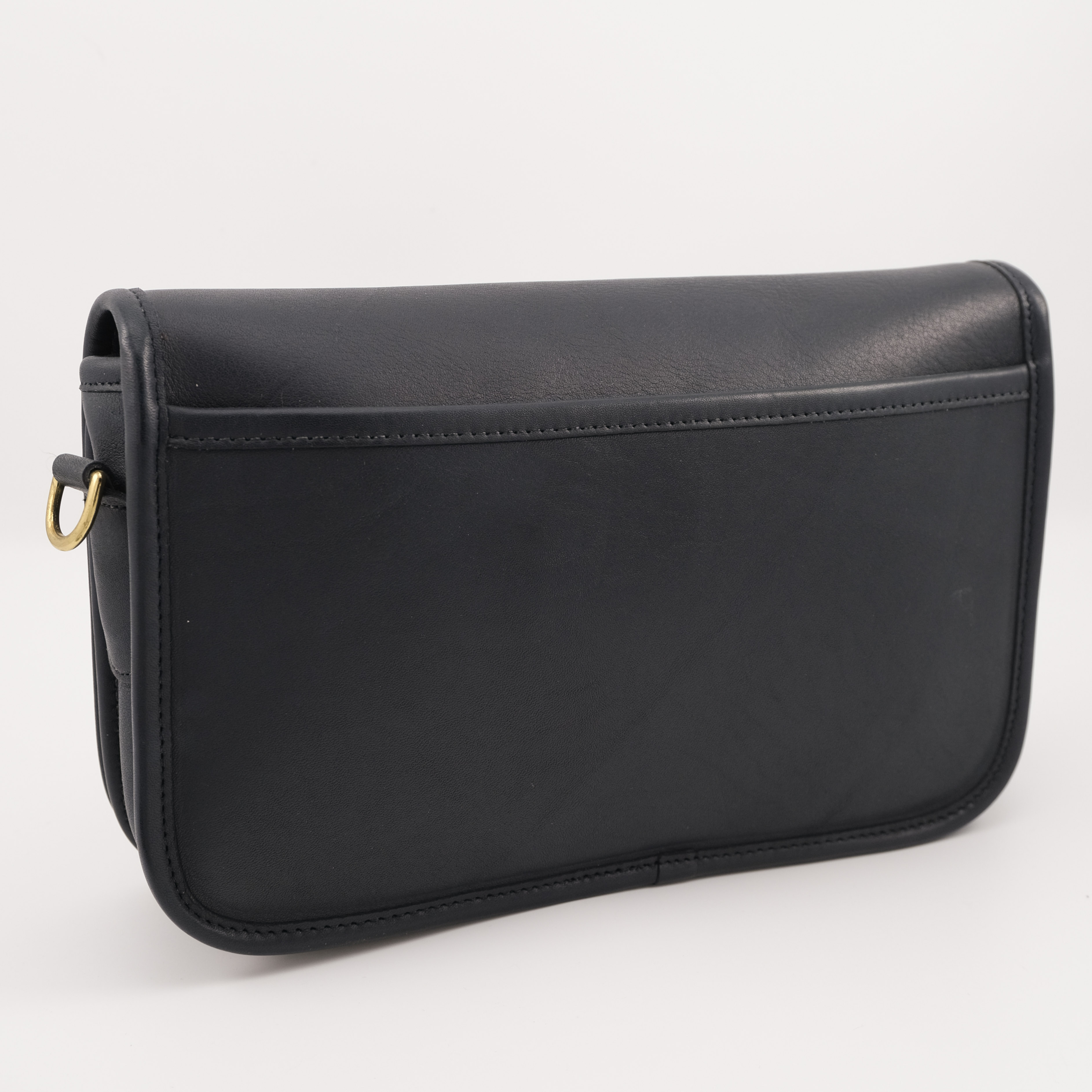Vintage Coach Pocket Pouch Navy – Image 3