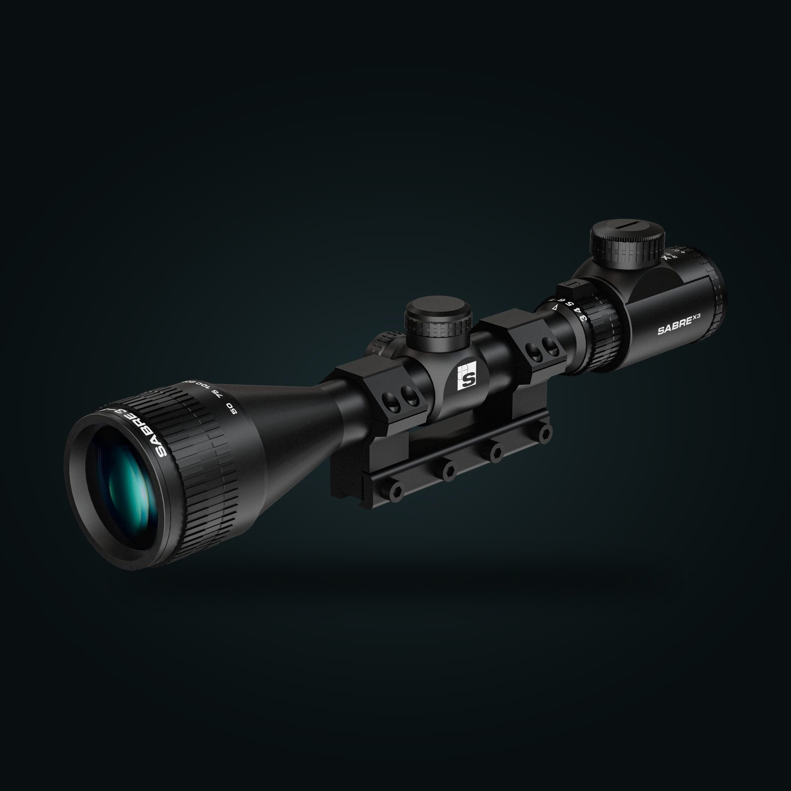 Sabre X3 Riflescope – 3-9x42 AO, Yes