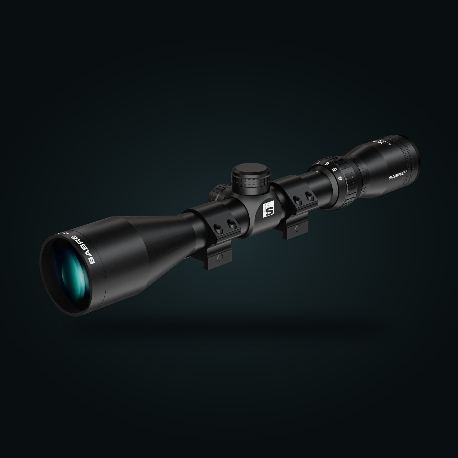 Sabre X3 Riflescope – 4-12x40, No