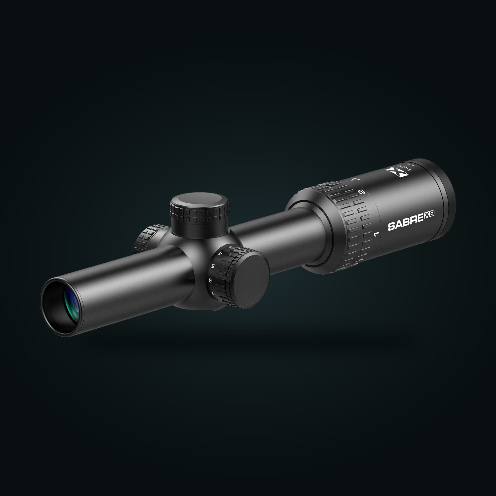 Sabre X8 Riflescope – 1-8x24, 4 Dot