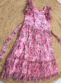 Georgette Kids Floral Frock – Image 3