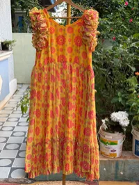Yellow Georgette Maxi – Image 4
