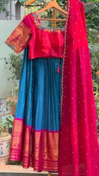 Gadwal Half Saree – Image 1