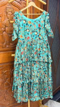 Satin Georgette Layered Maxi – Image 1