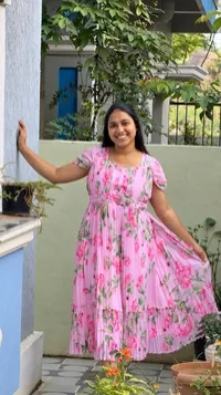 Georgette Falling Sleeve Maxi – Image 2
