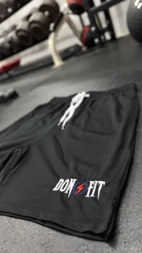 DONFIT Mesh Shorts- BLACK – Image 2
