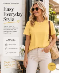 Women's Boxy Tee – Butter, Large