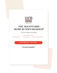 Ontario Home Buyers Roadmap – Image 1