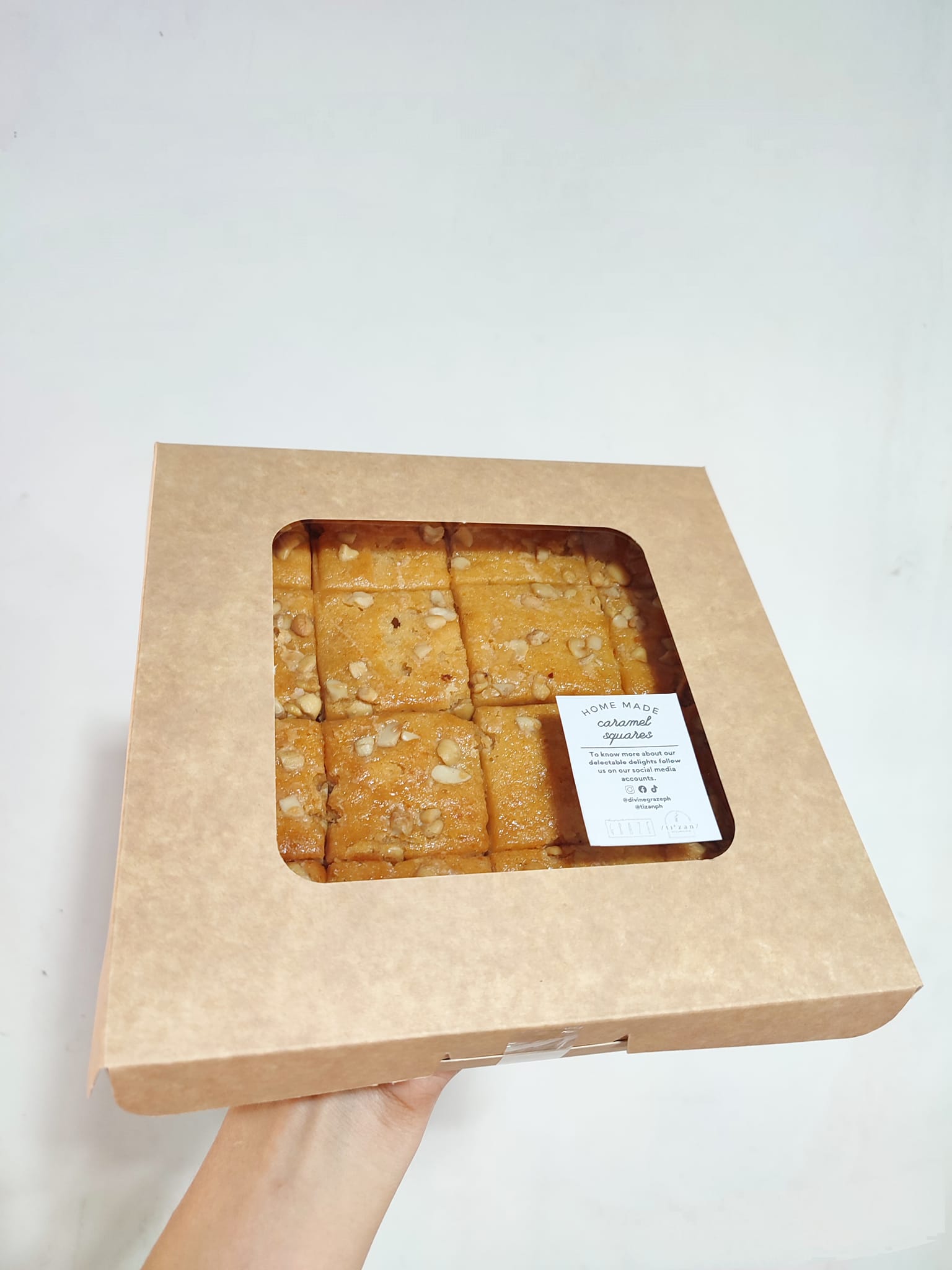 Caramel Squares – Whole Slab