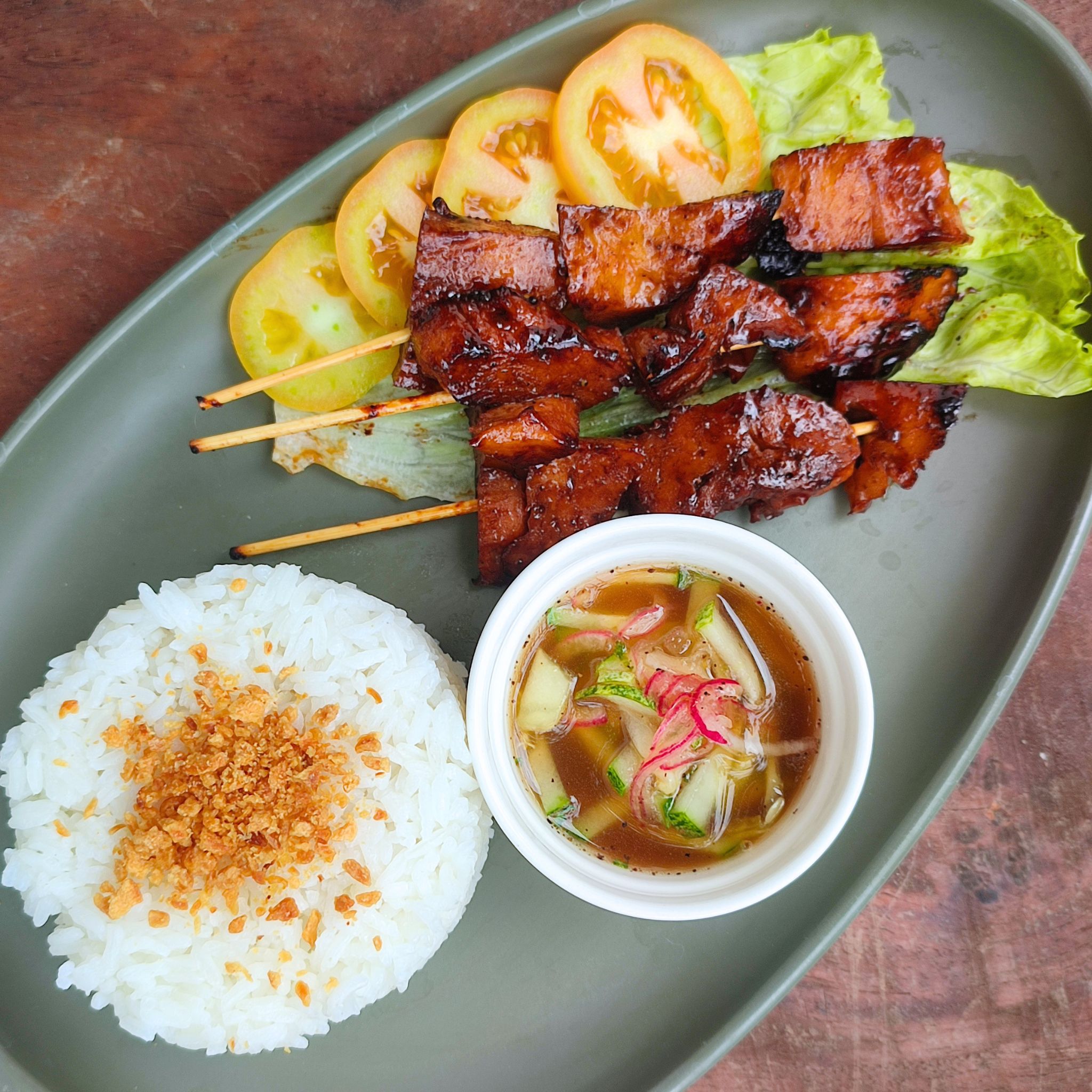 BBQ Rice Meal (Non-Meat) – Image 1