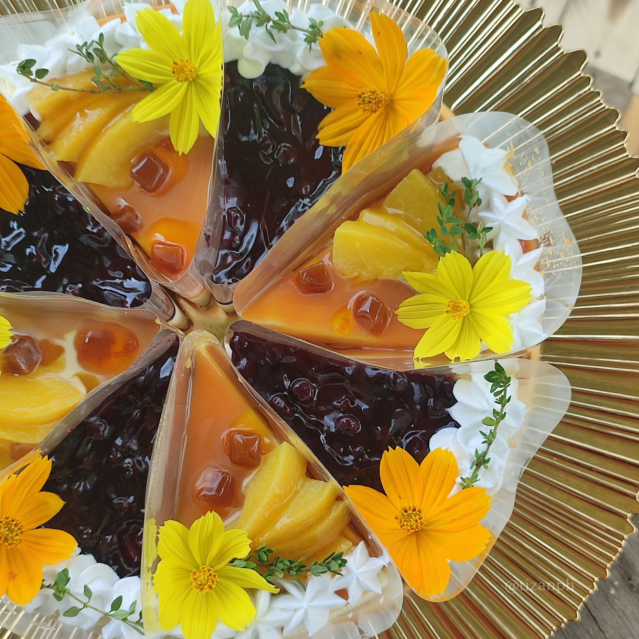 Mixed Fruity Cheesecake Blueberry & Peach Dulce de Leche – Image 1