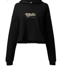 Vitalix Women's Crop Hoodie – Image 1