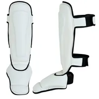 Shin Guards (leg & instep protection) – S/M, White