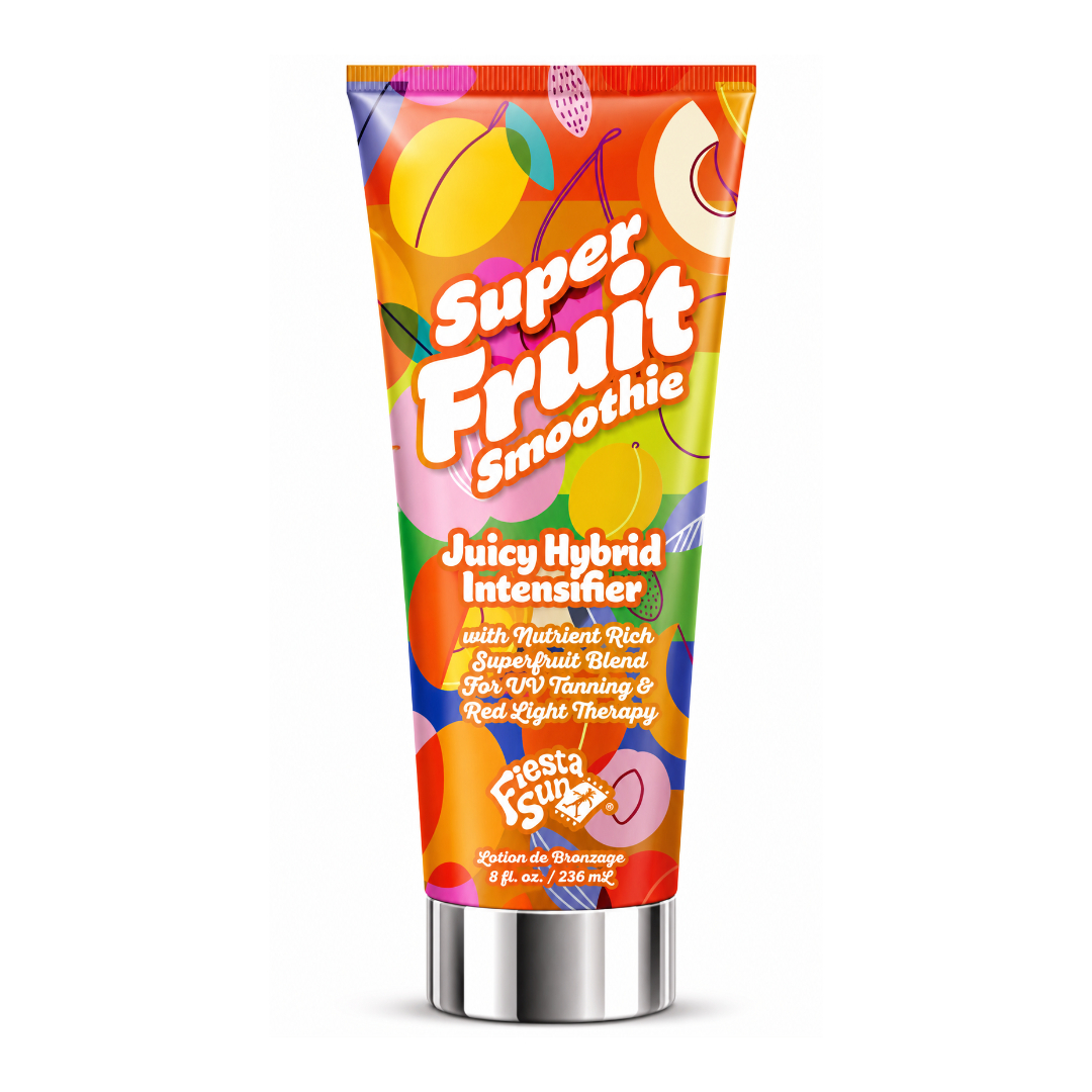 Pro Tan Super Fruit Smoothie – hibrid barnulásgyorsító (bronzer nélkül, kinti–benti / RLT kompatibilis) – Image 1