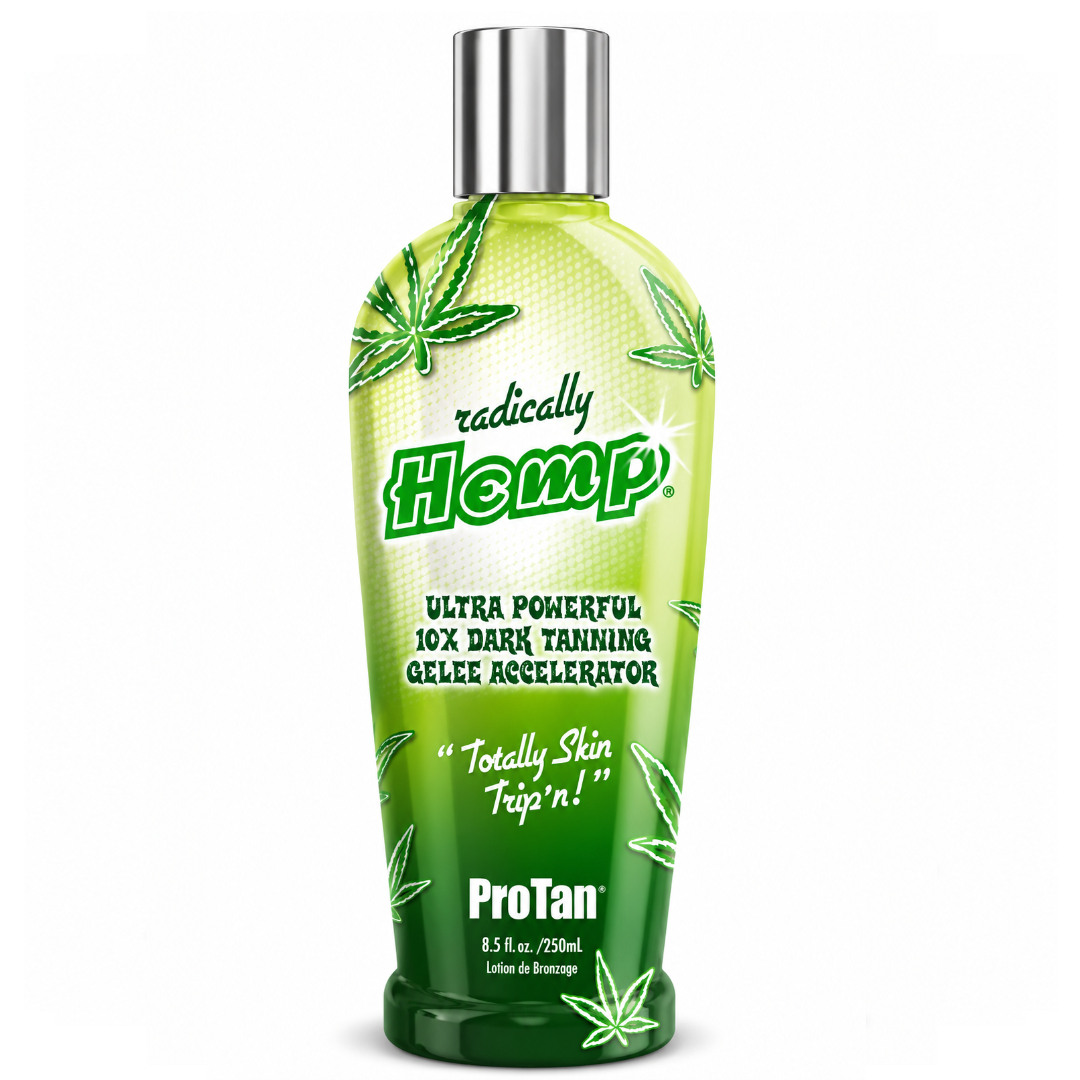 Pro Tan Radically Hemp – bronzer nélküli barnulásgyorsító gél (kinti–benti) – Image 1