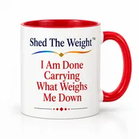 Shed The Weight™ Growth Mug: I Am Done Carrying What Weighs Me Down – Image 1