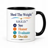 Shed The Weight™ Growth Mug: I Outgrew That Version of Me – Image 2