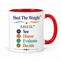 Shed The Weight™ Growth Mug: I Am Done Carrying What Weighs Me Down – Image 2