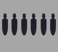 Creaseless Hair Clips - 6pcs – Image 1