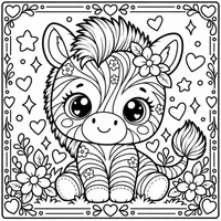 Little Friends Coloring Page Prompter – Image 2