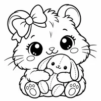 Little Friends Coloring Page Prompter – Image 3