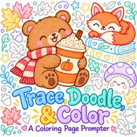 Trace, Doodle & Color Prompter – Image 1